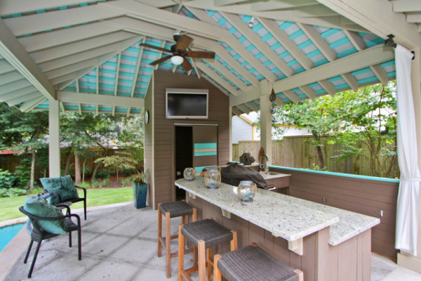 307 3rd Ave- Backyard Cabana