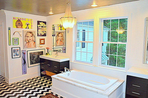 Another view of her amazing master bathroom