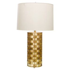 Worlds Away Elroy Gold Leaf Table Lamp