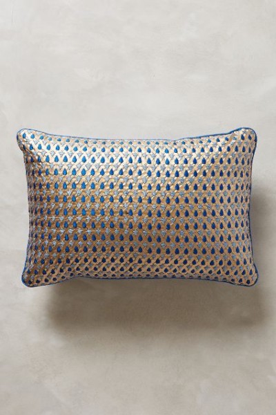 Embroidered Tarik Silk Pillow