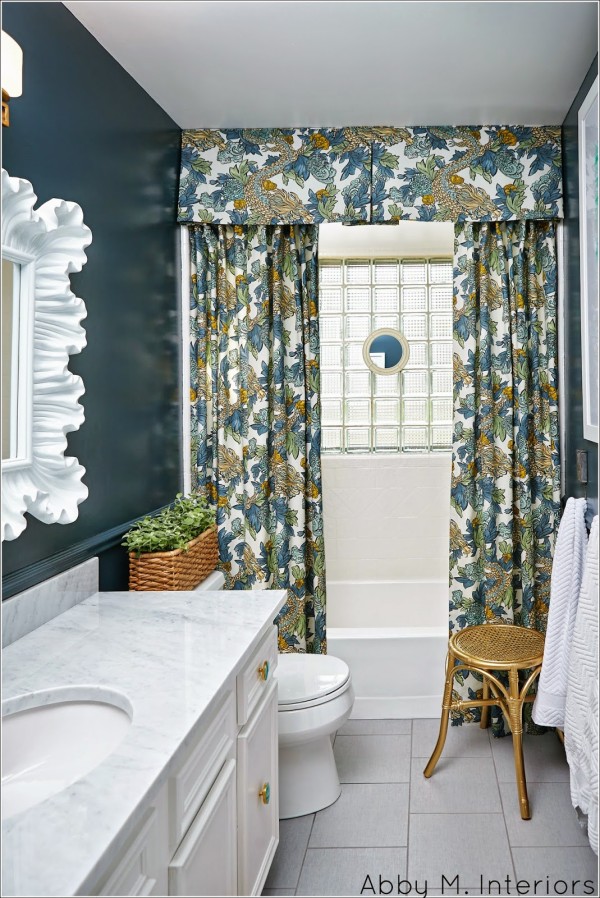 Obviously design was a good career change- Abby's beautiful guest bathroom 