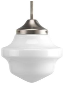 Progress Lighting Schoolhouse Collection Brushed Nickel Mini-Pendant