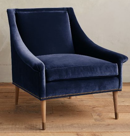 Velvet Tillie Chair