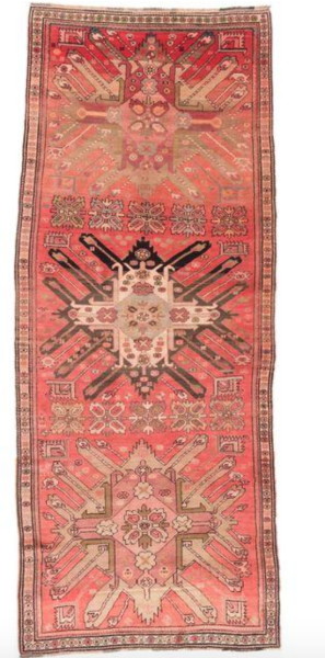 Semi Antique Shriven Turkish Rug