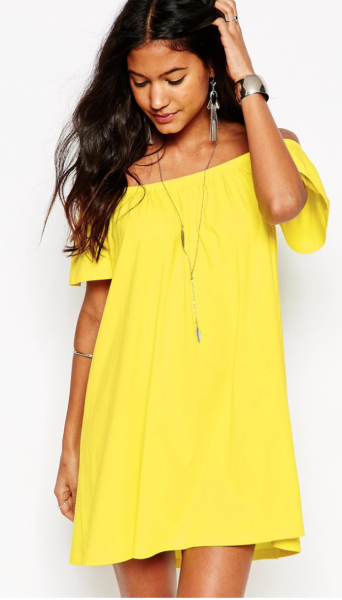 ASOS Off Shoulder Mini dress