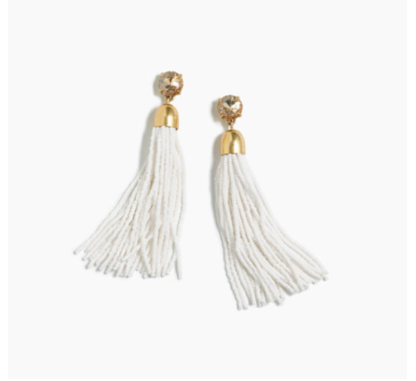 Beaded Tassel Earrings