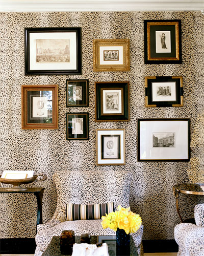 Designer Mary McDonald's living room.