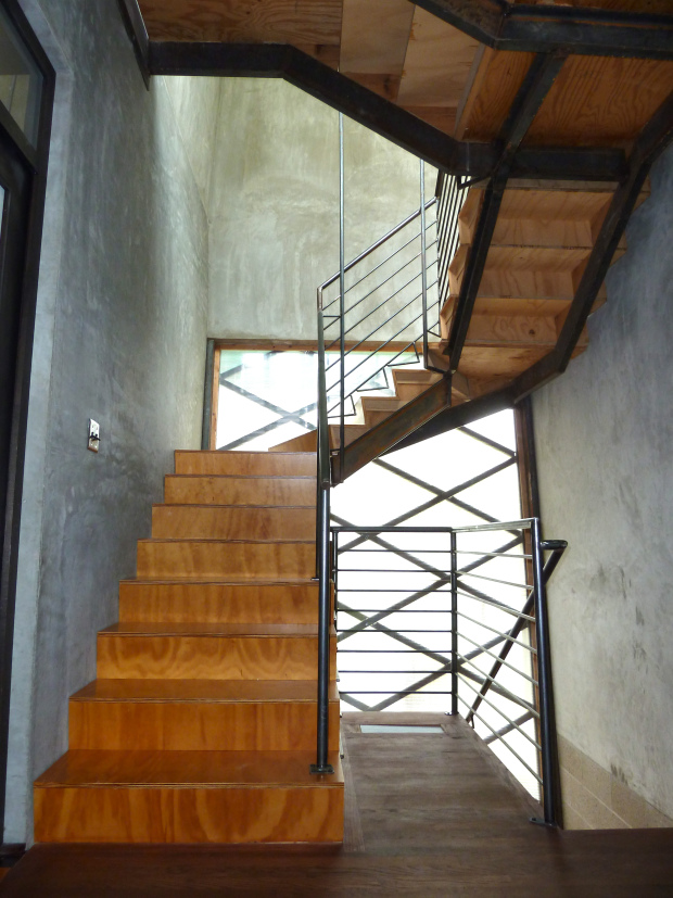 Her amazing staircase is magazine worthy!